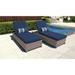 Florence Wheeled Chaise Set of 2 Outdoor Wicker Patio Furniture