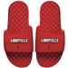 Men's ISlide Red Louisville Cardinals Basketball Wordmark Slide Sandals