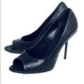 Gucci Shoes | Gucci Open Toe Pumps | Color: Black | Size: 5.5
