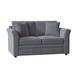 Braxton Culler Northfield 62" Flared Arm Loveseat w/ Reversible Cushions Cotton in Gray/Blue | 35 H x 62 W x 38 D in | Wayfair 550-019/0126-63