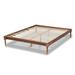 Mistana™ Buschwick Platform Bed Frame Wood in Brown | 13.6 H x 58.6 W x 81.3 D in | Wayfair 8961F3A966B64607B06996B66581C403