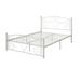 Alcott Hill® Alyra Twin Metal Bed Metal in White | 12.4 H x 60 W x 80 D in | Wayfair 0F6E979909BF4D6BB2ED0EFD39159643