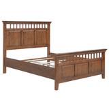 Sunset Trading Mission Bay Queen Bed | Amish Brown Solid Wood | Panel Headboard and Footboard - Sunset Trading CF-4901-0877-QB