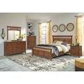 Sunset Trading Mission Bay 5 Piece King Bedroom Set | Amish Brown Solid Wood | Panel Bed Dresser Mirror Chest Nightstand - Sunset Trading CF-4902-0877-K5P