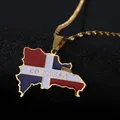 JOJewelry-Collier pendentif carte résolue en émail pour femme acier inoxydable chimmap