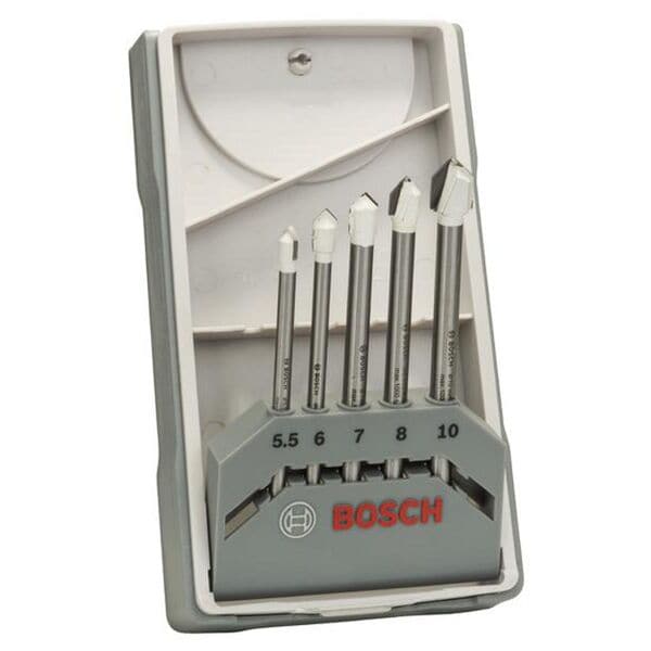 BOSCH Fliesenbohrer-Set »CYL-9 Ceramic« 5,5-10 mm weiß
