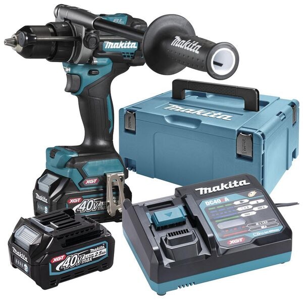 makita Akku-Schlagbohrschrauber 40V »HP001GD201« blau, 8.6x28.2x18.2 cm Image