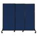QuickWall Sliding Portable Partition | 7ft Wide and Up to 7'4" Tall Fabric