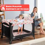 Babyjoy 4 in 1 Convertible Portable Baby Playard - See Details