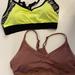Pink Victoria's Secret Other | 5 Vs Pink Size Large Sports Bras | Color: Black/Blue/Pink/White/Yellow | Size: Large