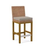 Braxton Culler Seagrass Top Counter Stool Wood/Wicker/Rattan in Brown | 37 H x 18.5 W x 22.5 D in | Wayfair B111-012/0851-73/FRENCHYELLOW