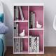 Ebern Designs Harkless 31.5" H x 19.5" W Standard Bookcase Wood in Pink | 31.5 H x 19.5 W x 9.4 D in | Wayfair 8601C0C92E134DC195FCAF0BC37A85CB