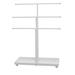 Ebern Designs 3 Tier Metal Jewelry Stand Metal in White | 16 H x 12 W x 4.25 D in | Wayfair BE6FF3A49A824718AF3E0BAD3C35D95A