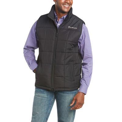 Ariat Men's Crius Insulated Vest (Size M) Black, Polyester