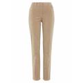 Avena Damen Cord-Hose Beige einfarbig