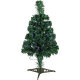 2' Pre-Lit Medium Color Changing Fiber Optic Artificial Christmas Tree - 2 Foot