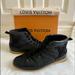 Louis Vuitton Shoes | Authentic Louis Vuitton Leather Sneaker Boots Sz 7 | Color: Black | Size: 7
