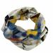 Anthropologie Accessories | Anthropologie New Mixed Print Cowl Scarf Yellow | Color: Blue/Yellow | Size: Os