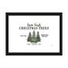 East Urban Home Christmas Tree Farm by House Fenway - Textual Art Paper in Green/White | 16 H x 24 W x 1 D in | Wayfair