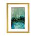 East Urban Home Escape by Shalimar Legaspi - Painting Print Paper in Blue/Green | 24 H x 16 W x 1 D in | Wayfair DB4BD1CA090449A78912A720BFCB065C