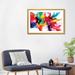 East Urban Home Jeweltone Prism II by Jennifer Goldberger - Print Paper/Metal in Black/Red/Yellow | 24 H x 32 W x 1 D in | Wayfair