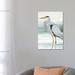 East Urban Home Heron on Seaglass I by Lanie Loreth - Painting Print Canvas in Blue/Gray/Green | 26 H x 18 W x 1.5 D in | Wayfair