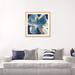 East Urban Home Liquid Enigma I by Eva Watts - Graphic Art Print Paper, Wood in Blue/White | 24 H x 24 W x 1 D in | Wayfair