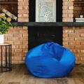 Big Joe Classic Bean Bag Chair Polyester/Stain Resistant in Blue | 16 H x 27.5 W x 27.5 D in | Wayfair 641614