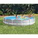 Intex 2.5' x 12' Aluminum Frame Set Pool Aluminum/Steel in Gray | 30 H x 144 W in | Wayfair 26710EH + 28054E