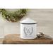 Personalization Mall Farmhouse Floral Kitchen Canister Metal in White | 4 H x 4.25 W x 4.25 D in | Wayfair 24040-S