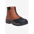 Extra Wide Width Men's Propét® Blizzard Mid-Zip Boot by Propet in Brown Black (Size 9 1/2 EW)