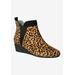 Women's Hemalia Bootie by J. Renee in Brown Black (Size 7 1/2 M)