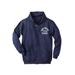 Men's Big & Tall NFL® Team Full-Zip Hoodie by NFL in New England Patriots (Size 3XL)