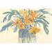 Winston Porter Day Lily Moment I by Samuel Dixon - Wrapped Canvas Painting Canvas in Green/Orange | 8 H x 12 W x 1.25 D in | Wayfair