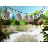 Smart Solar Carnivale 1.5 ft. 20-Light Globe String Light in Black | 14.75 W in | Wayfair 3702WR20