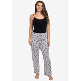 Plus Size Women's Disney Mickey Mouse All-Over Print Lounge Pants Wear Gray by Disney in Gray (Size 5X (30-32))