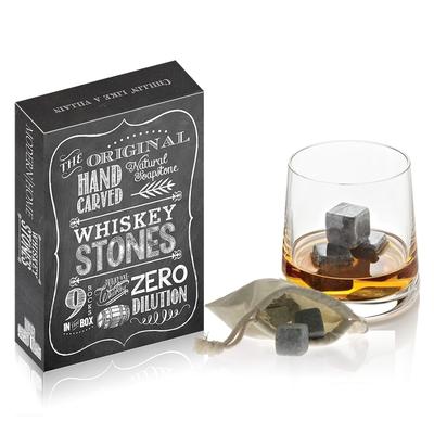 The Original Hand Carved 100 Percent Natural Soapstone Whiskey Stones