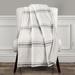 Lush Decor Farmhouse Stripe Throw