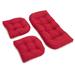 Porch & Den Amicus Twill 3-piece Indoor Settee Cushion Set