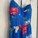 American Eagle Outfitters Dresses | Blue Floral American Eagle (Vintage) Dress | Color: Blue | Size: M