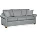 Braxton Culler Park Lane 81" Rolled Arm Sofa w/ Reversible Cushions in Gray/Blue/Brown | 36 H x 81 W x 37 D in | Wayfair 759-011/0851-55/HAVANA