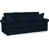 Braxton Culler Park Lane 81" Rolled Arm Sofa w/ Reversible Cushions in Green/Blue/White | 36 H x 81 W x 37 D in | Wayfair