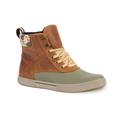 Xtratuf Leather Ankle Deck Boot Lace Shoe - Men's Cathay Spice/Burnt Olive/Duck Camo 7 LAL-700-ORG-070