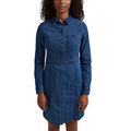 edc by Esprit Women's 021CC1E309 Dress, 902/Blue Medium Wash, L