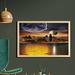 East Urban Home Ambesonne Fantasy Wall Art w/ Frame, Alien Planet Earth Moon & Mountain Surreal Sci Fi Galactic Future Cosmos Art | Wayfair