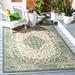 Green 79 x 0.2 in Area Rug - Lark Manor™ Dracut Oriental Dark/Beige Indoor/Outdoor Area Rug | 79 W x 0.2 D in | Wayfair