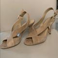 Michael Kors Shoes | Michael Kors Suede Slingback Shoe | Color: Tan | Size: 9.5