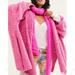 Free People Sweaters | Free People Bff Boucle Knit Shawl Cardigan Pink S | Color: Pink | Size: L