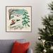 The Holiday Aisle® Winter Bliss IV Sled Dog by Janelle Penner - Floater Frame Textual Art on Canvas in Gray | 22 H x 22 W x 1.875 D in | Wayfair