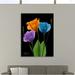 Latitude Run® "Jewel Gentian Buddies 3" Gallery Wrapped Canvas By Albert Koetsier Canvas | 16 H x 12 W x 1.5 D in | Wayfair